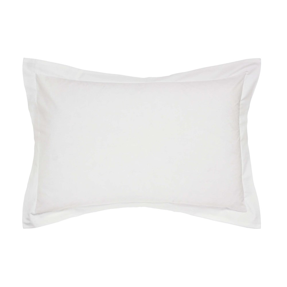 Plain Dye Oxford Pillowcase by Helena Springfield in White